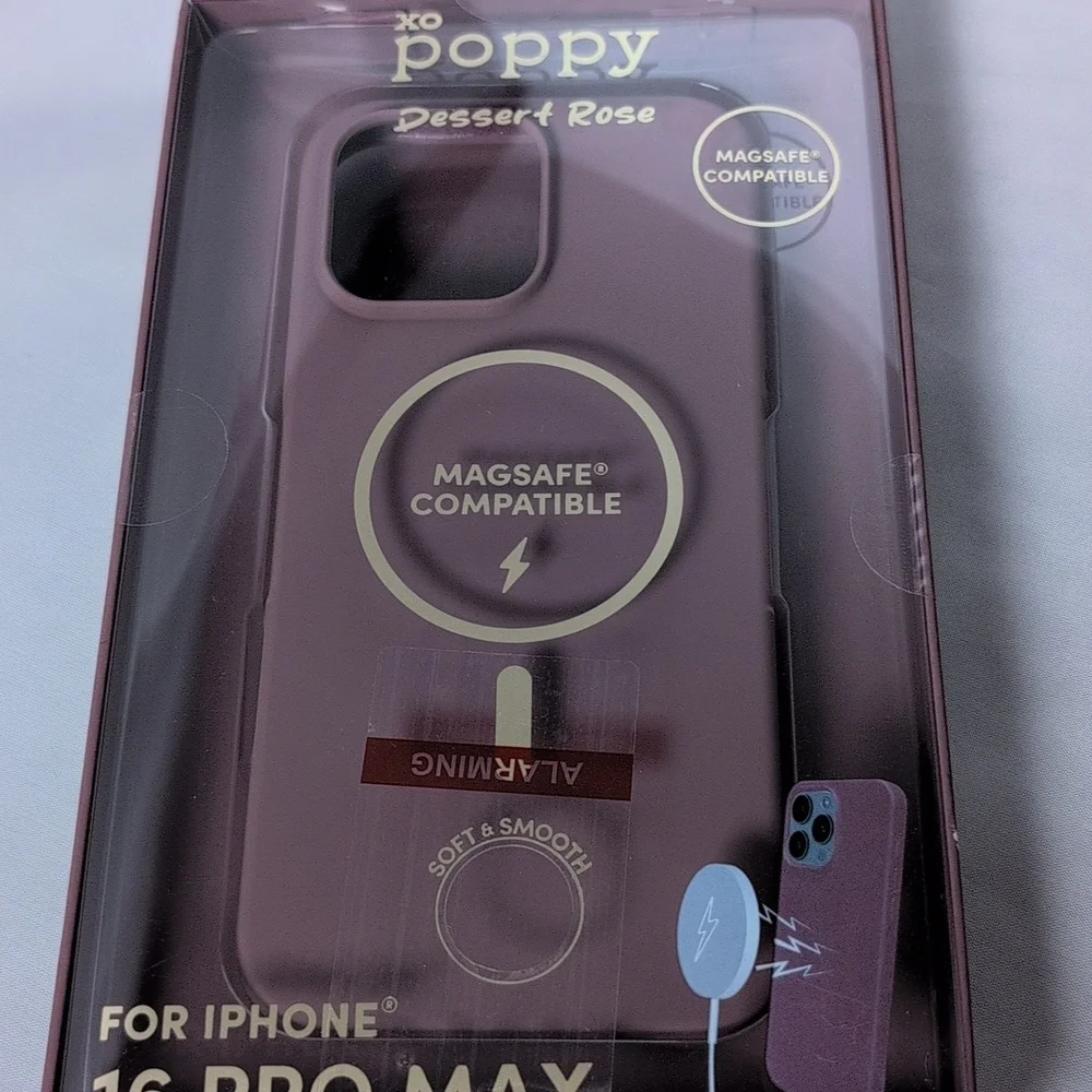 XO Poppy Dessert Rose Desert Rose iPhone 16 Pro Max Case